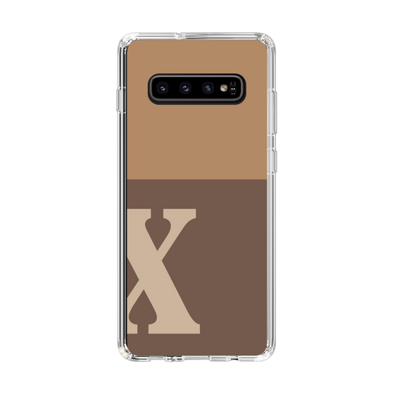 Slim Protection Case［ Original - initial two tone - X brown ］