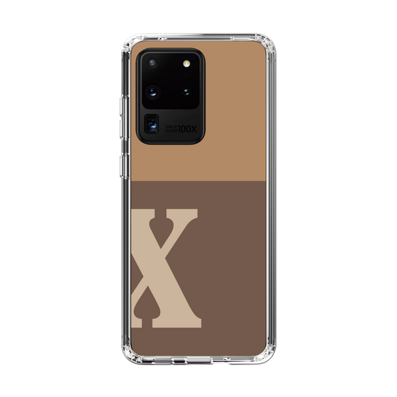 Slim Protection Case［ Original - initial two tone - X brown ］