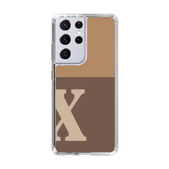 Slim Protection Case［ Original - initial two tone - X brown ］