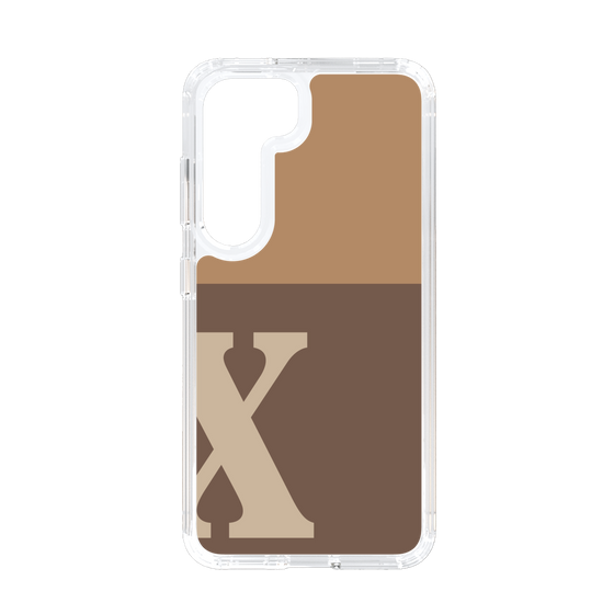 Slim Protection Case［ Original - initial two tone - X brown ］