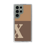 Slim Protection Case［ Original - initial two tone - X brown ］