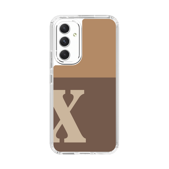 Slim Protection Case［ Original - initial two tone - X brown ］