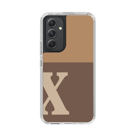 Slim Protection Case［ Original - initial two tone - X brown ］