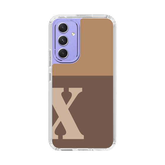 Slim Protection Case［ Original - initial two tone - X brown ］