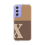 Slim Protection Case［ Original - initial two tone - X brown ］