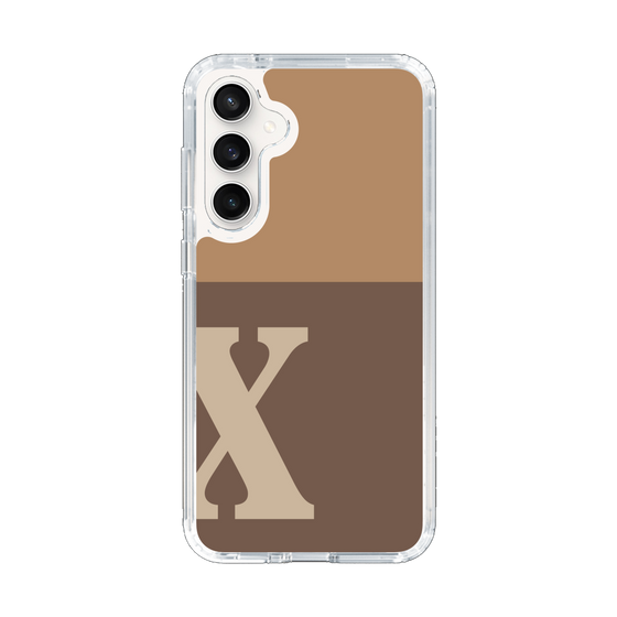 Slim Protection Case［ Original - initial two tone - X brown ］