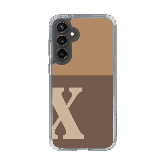 Slim Protection Case［ Original - initial two tone - X brown ］