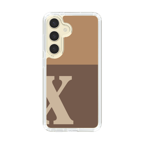 Slim Protection Case［ Original - initial two tone - X brown ］