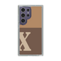 Slim Protection Case［ Original - initial two tone - X brown ］