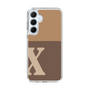 Slim Protection Case［ オリジナル - initial two tone - X brown ］