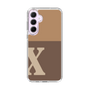 Slim Protection Case［ オリジナル - initial two tone - X brown ］