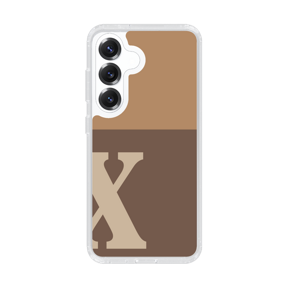Slim Protection Case［ Original - initial two tone - X brown ］