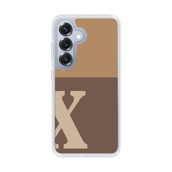 Slim Protection Case［ Original - initial two tone - X brown ］