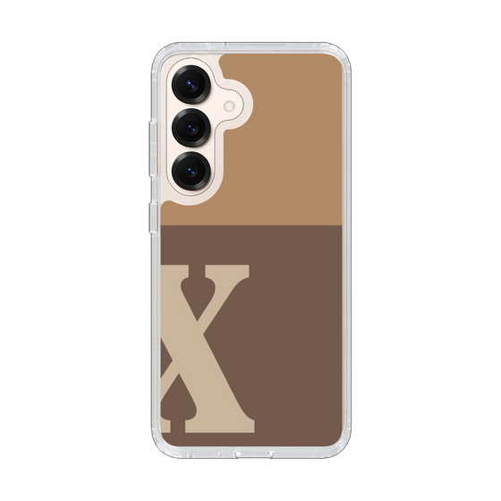 Slim Protection Case［ Original - initial two tone - X brown ］