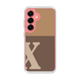 Slim Protection Case［ Original - initial two tone - X brown ］