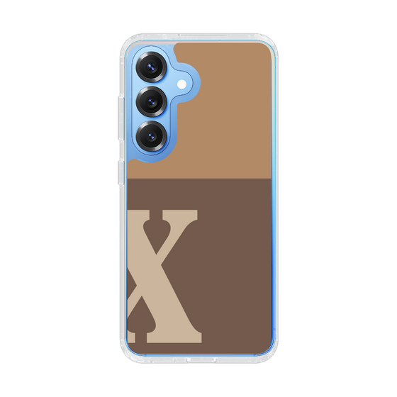 Slim Protection Case［ Original - initial two tone - X brown ］