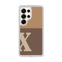 Slim Protection Case［ Original - initial two tone - X brown ］