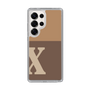 Slim Protection Case［ Original - initial two tone - X brown ］