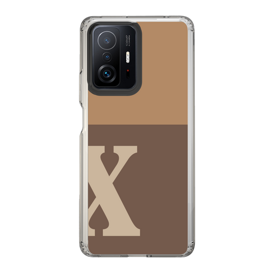 Slim Protection Case［ Original - initial two tone - X brown ］
