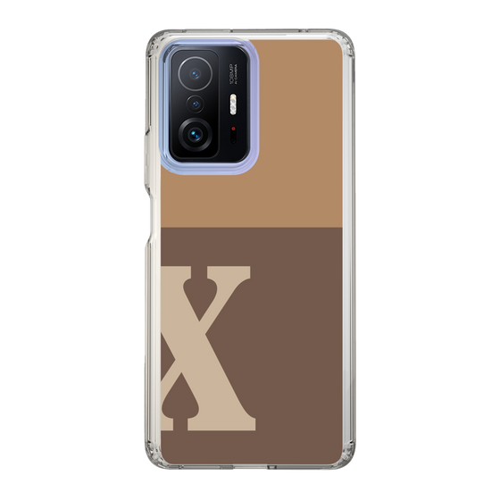 Slim Protection Case［ Original - initial two tone - X brown ］