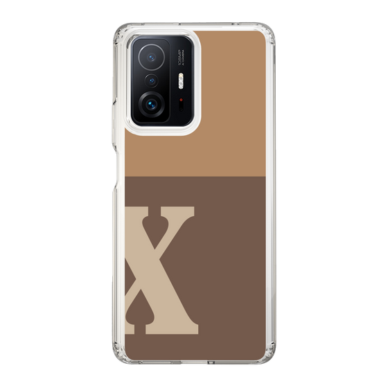 Slim Protection Case［ Original - initial two tone - X brown ］