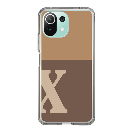 Slim Protection Case［ Original - initial two tone - X brown ］
