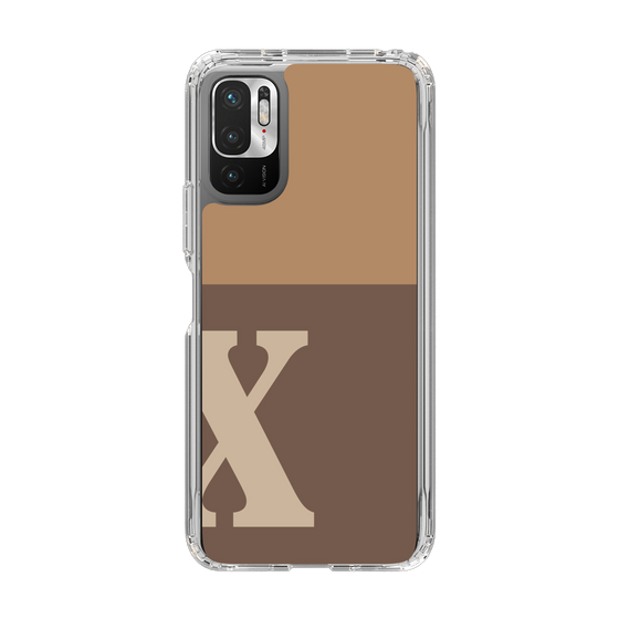 Slim Protection Case［ Original - initial two tone - X brown ］