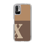 Slim Protection Case［ Original - initial two tone - X brown ］