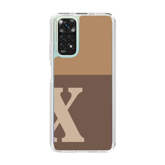 Slim Protection Case［ Original - initial two tone - X brown ］