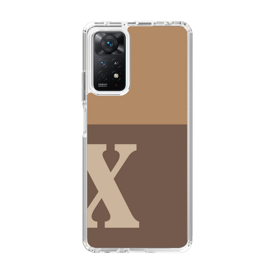 Slim Protection Case［ Original - initial two tone - X brown ］