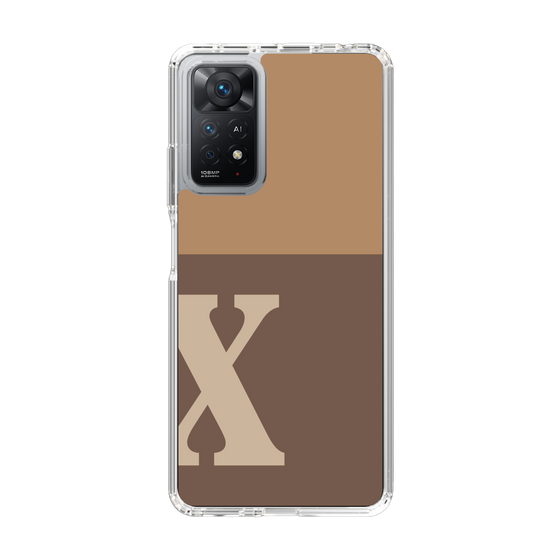 Slim Protection Case［ Original - initial two tone - X brown ］