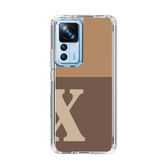 Slim Protection Case［ Original - initial two tone - X brown ］