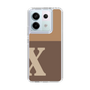 Slim Protection Case［ Original - initial two tone - X brown ］