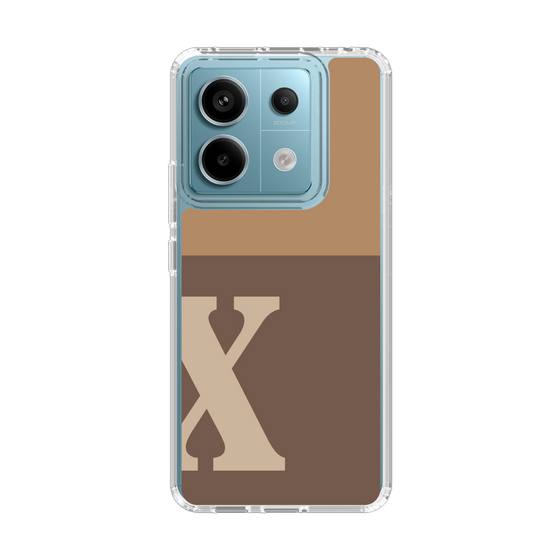 Slim Protection Case［ Original - initial two tone - X brown ］
