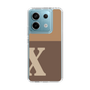 Slim Protection Case［ Original - initial two tone - X brown ］