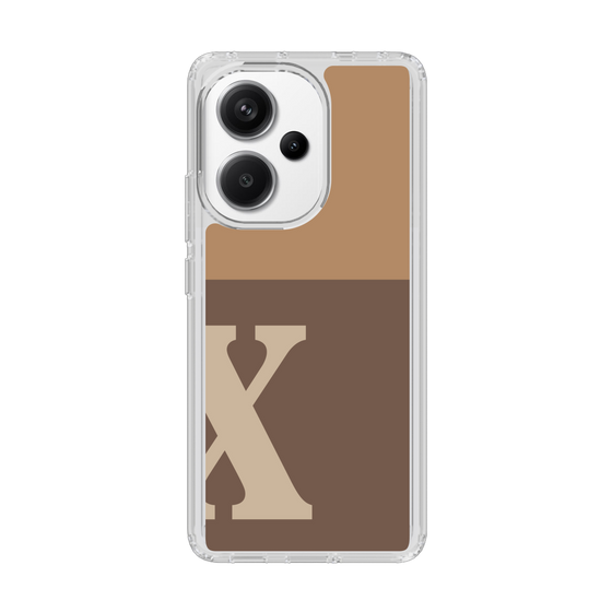 Slim Protection Case［ Original - initial two tone - X brown ］
