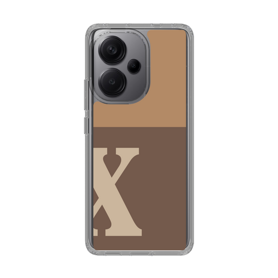 Slim Protection Case［ Original - initial two tone - X brown ］