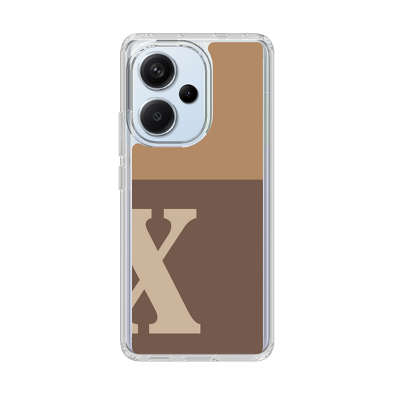 Slim Protection Case［ Original - initial two tone - X brown ］