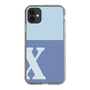Slim Protection Case［ Original - initial two tone - X blue ］