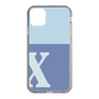 Slim Protection Case［ Original - initial two tone - X blue ］