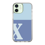 Slim Protection Case［ Original - initial two tone - X blue ］