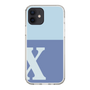 Slim Protection Case［ Original - initial two tone - X blue ］