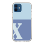 Slim Protection Case［ Original - initial two tone - X blue ］