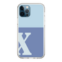 Slim Protection Case［ Original - initial two tone - X blue ］
