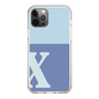 Slim Protection Case［ Original - initial two tone - X blue ］