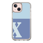 Slim Protection Case［ Original - initial two tone - X blue ］