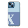 Slim Protection Case［ Original - initial two tone - X blue ］