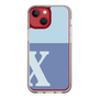 Slim Protection Case［ Original - initial two tone - X blue ］