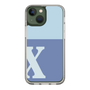 Slim Protection Case［ Original - initial two tone - X blue ］