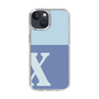 Slim Protection Case［ Original - initial two tone - X blue ］